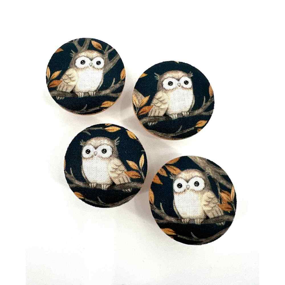 Little Owls Drawer Knob Pulls Dresser Home Accent Bedroom Nursery Kids